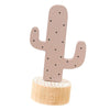 Wooden Cactus Ornaments for Home Tabletop Desk Decor Cereus B