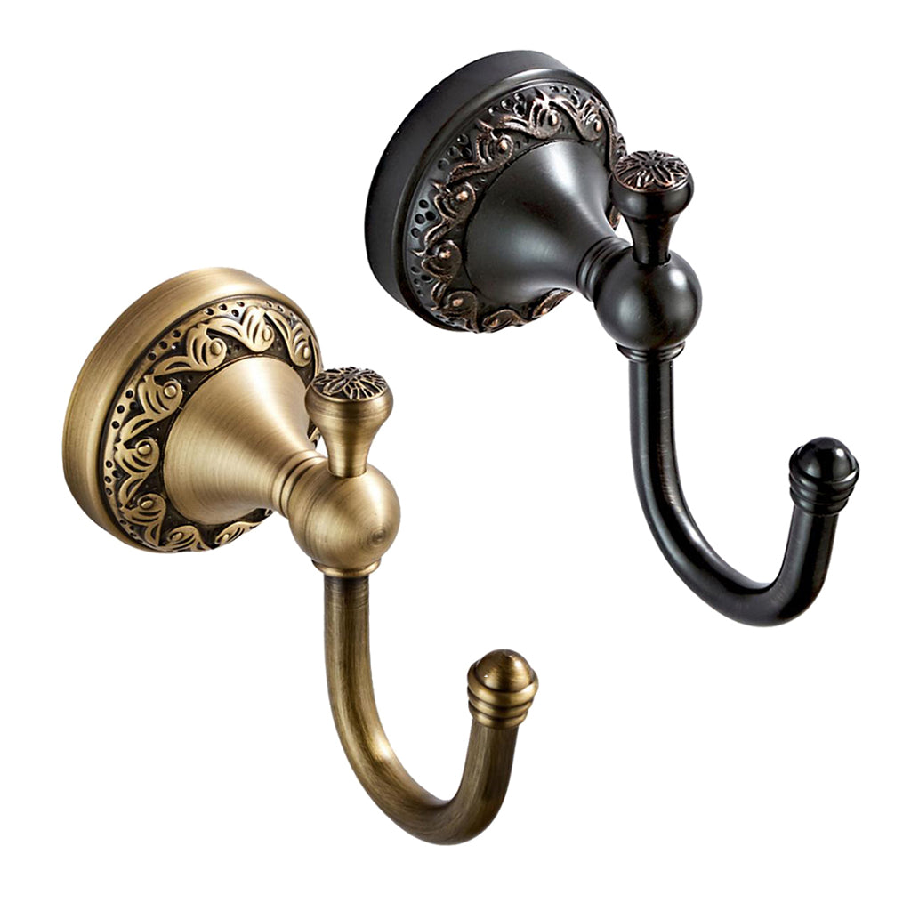 Brass Bathroom Hareware Robe Hooks Brass Hanging Hook Bronze