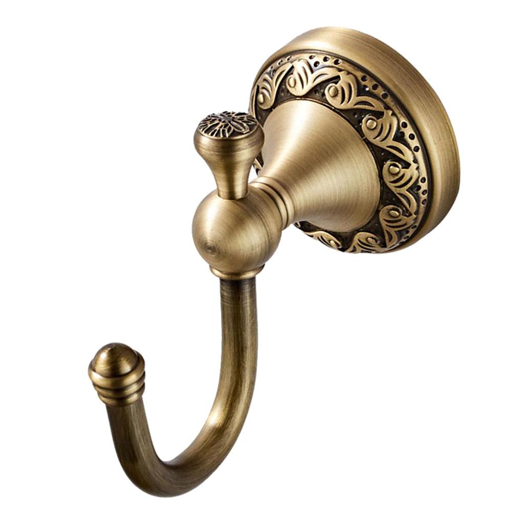 Brass Bathroom Hareware Robe Hooks Brass Hanging Hook Bronze