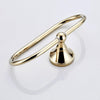 Chrome plated Oval Bathroom Hanging Hardware Brass Towel Hook Golden