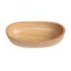 Wooden Salad Serving Bowl Boatshape Fruits Salads Single Bowl Extra Small