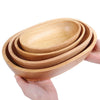 Wooden Salad Serving Bowl Boatshape Fruits Salads Single Bowl Extra Small