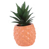 Resin Tabletop Potted Plant for Fake Pineapple Plant Rose Red