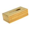 Square Bamboo Facial Tissue Box Cover Holder for Bathroom Bedroom large