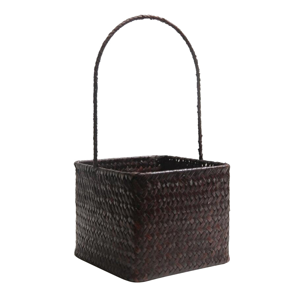 Seagrass Basket Belly Basket Holder Toy Plant Storage Basket Coffee L