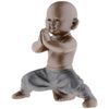 Ceramic Small Buddha Statue kung fu Monk Figurine Tea pet Ornaments  Style-4