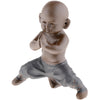 Ceramic Small Buddha Statue kung fu Monk Figurine Tea pet Ornaments  Style-4