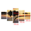 HD 5 Panels Modern Style Canvas Paintings Wall Art Decor for Home Sunset