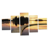 HD 5 Panels Modern Style Canvas Paintings Wall Art Decor for Home Sunset