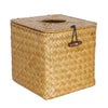 Woven Napkin Holder Kitchen Office Tissue Box Cover Holder Dispenser Yellow