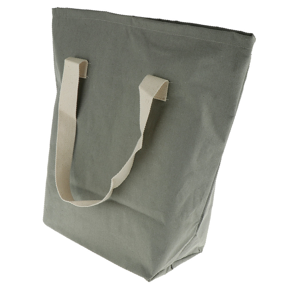 Cloth Storage Bag Handbag Laundry Basket Organizer Bin 40x50cm Grey