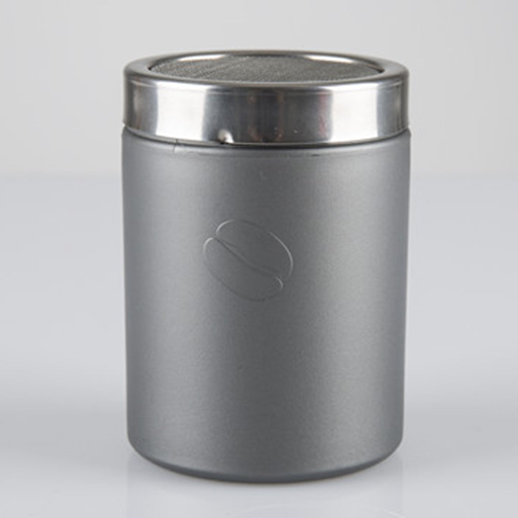 Stainless Steel Chocolate Cocoa Flour Shaker Icing Sugar Powder Gray