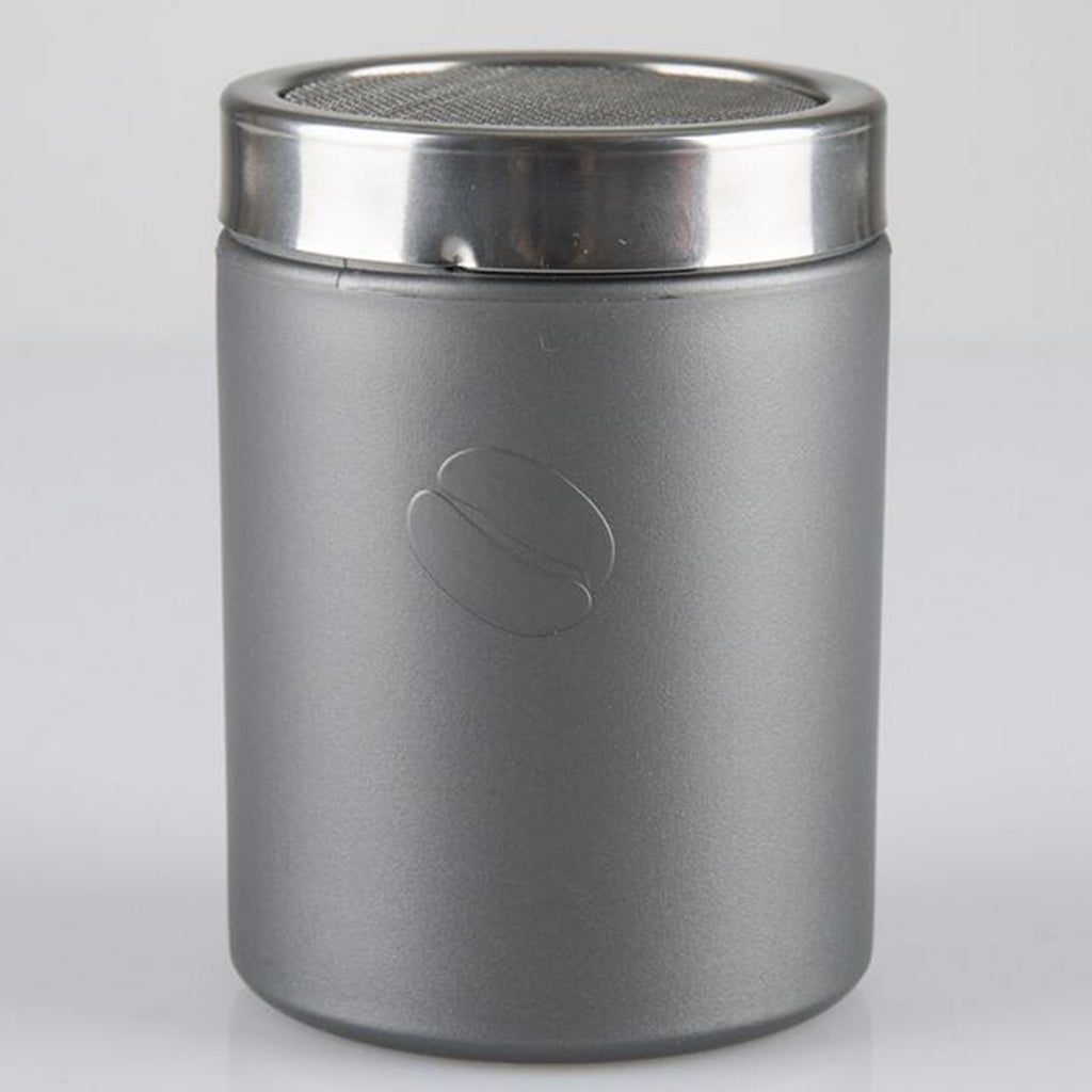 Stainless Steel Chocolate Cocoa Flour Shaker Icing Sugar Powder Gray