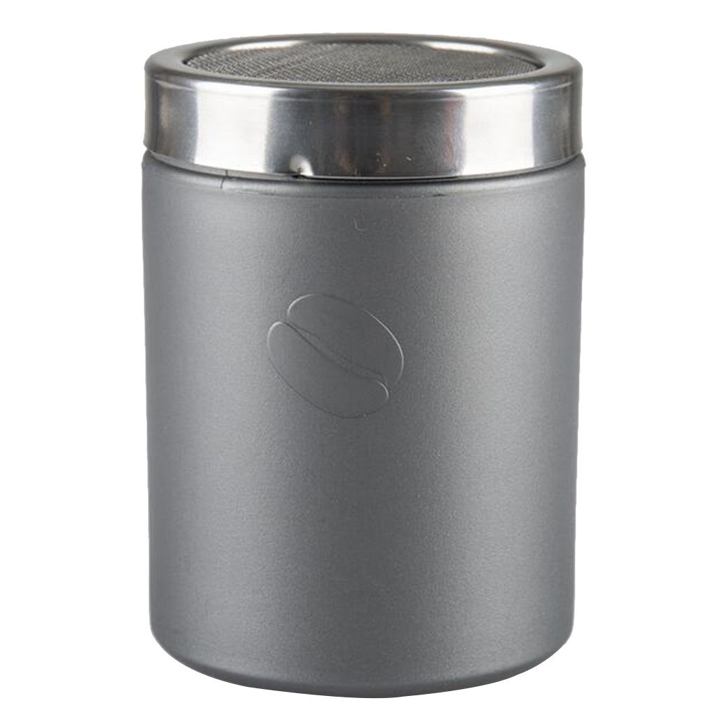 Stainless Steel Chocolate Cocoa Flour Shaker Icing Sugar Powder Gray