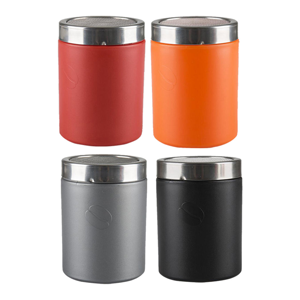 Stainless Steel Chocolate Cocoa Flour Shaker Icing Sugar Powder Red