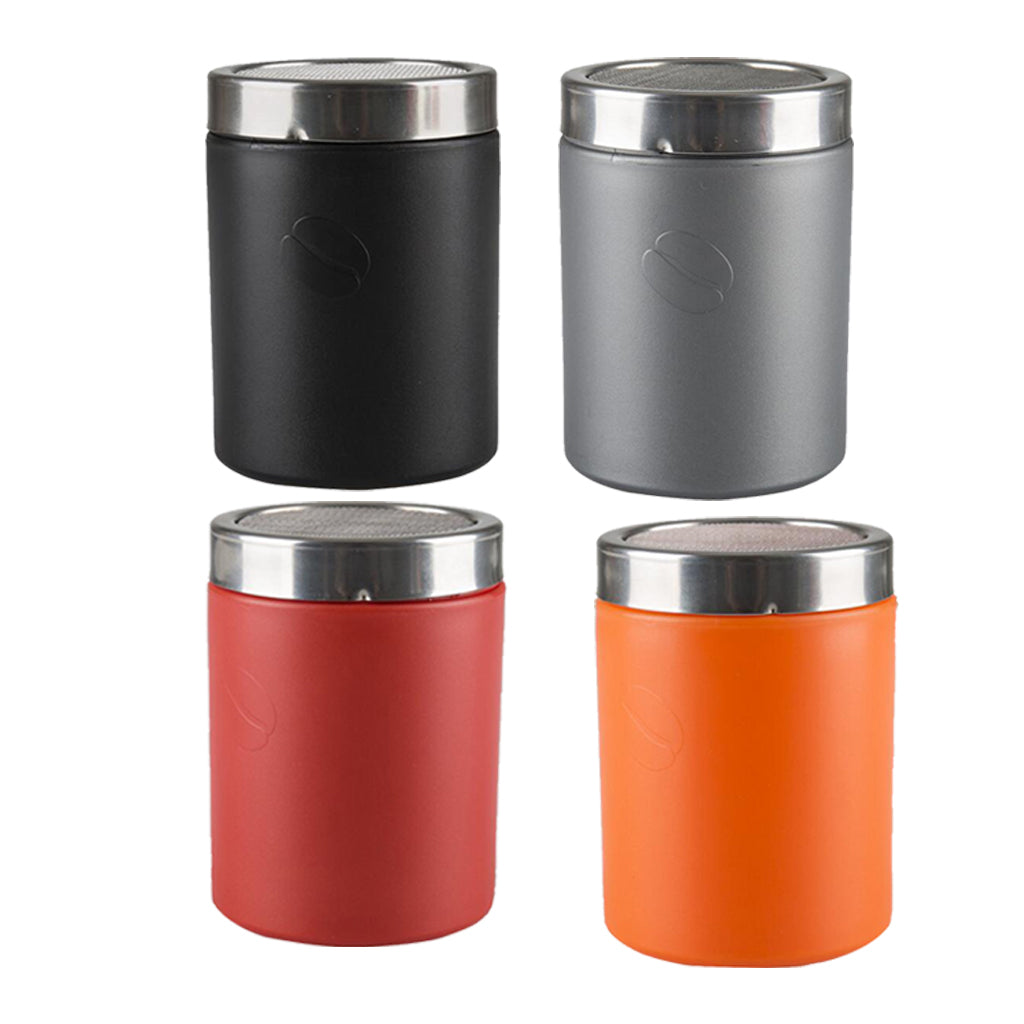 Stainless Steel Chocolate Cocoa Flour Shaker Icing Sugar Powder Red