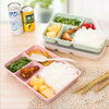 Food Container Lunchbox Bento Box Lunch Container 4-Compartment Pink