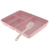 Food Container Lunchbox Bento Box Lunch Container 4-Compartment Pink