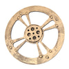 Wooden Gear Wall Art Industrial Style Shabby Chic Wall Decor 32cm Gold