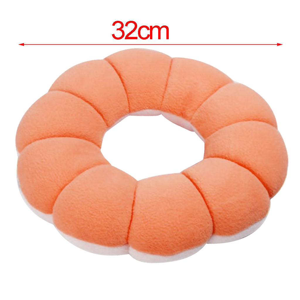 Creative Donuts Lovely Sun Flower Shaped Donut Ring Seat Cushion Yellow