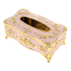 Acrylic Tissue Box Luxurious Rose Napkin Cover -235x125x90mm E