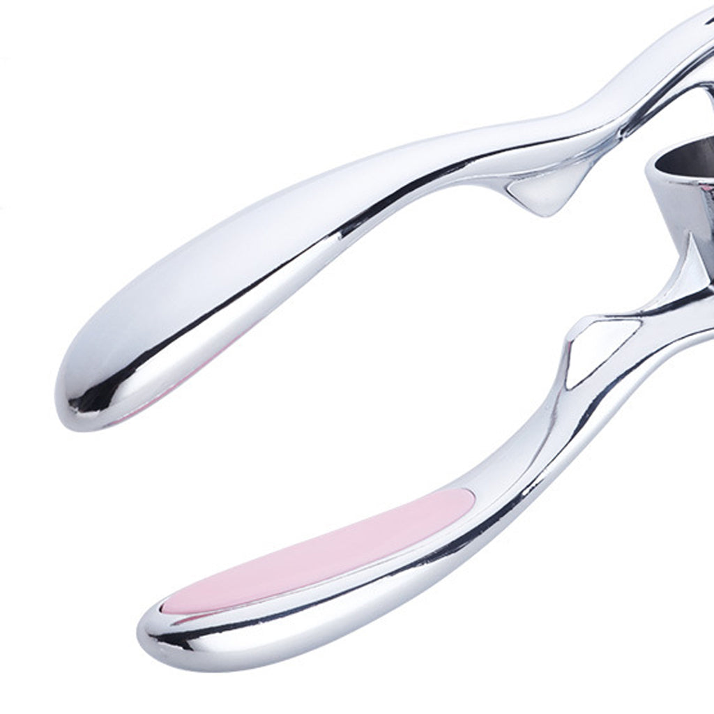 Zinc Alloy Manual Garlic Press Multifunctional Ginger Squeezer Masher Pink