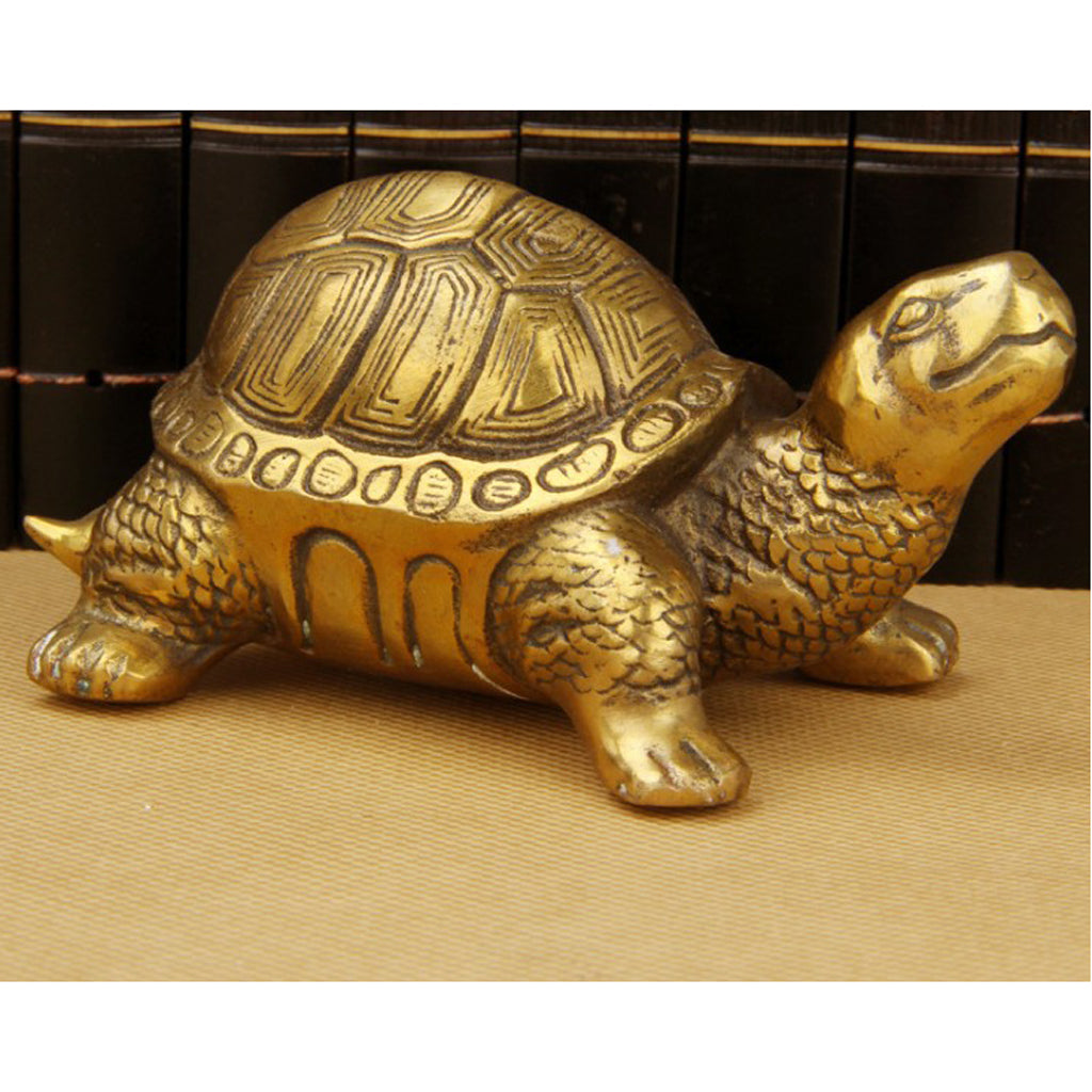 Traditional Chinese Feng Shui Lucky Money Blessed Mascot Figurines Turtle