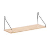 Floating Shelves Wall Mounted Wood Hanging Display Shelves Storage Beige L