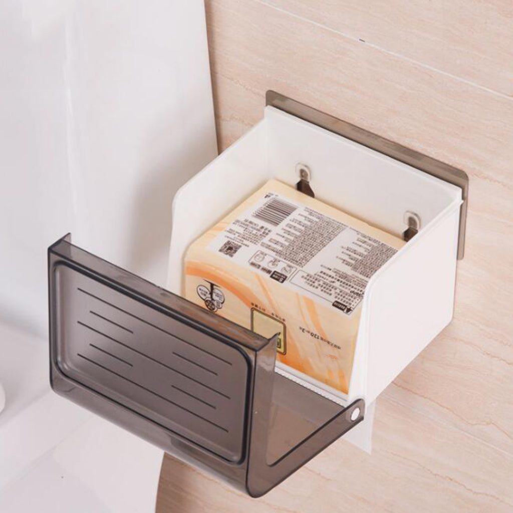 Wall Mounted Waterproof Paper Holder Bathroom Paper Roll Holder