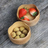 Bamboo Bowls Salad Serving Bowl Tableware for Party Snacks Fruit Pasta