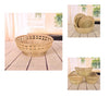 Natural Bamboo Woven Trim Storage Wicker Bread Basket Size3