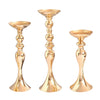 Long Stand Metal Candle Tea Light Holder Candlestick Flower Vase Gold-S