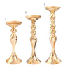 Long Stand Metal Candle Tea Light Holder Candlestick Flower Vase Gold-S