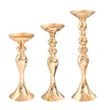 Long Stand Metal Candle Tea Light Holder Candlestick Flower Vase Gold-S