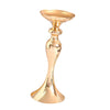 Long Stand Metal Candle Tea Light Holder Candlestick Flower Vase Gold-S