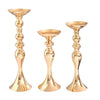 Long Stand Metal Candle Tea Light Holder Candlestick Flower Vase Gold-S