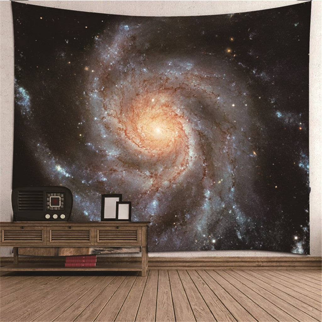 Universe Theme Waterproof Soft Wall Hanging Tapestry Home Decor #5