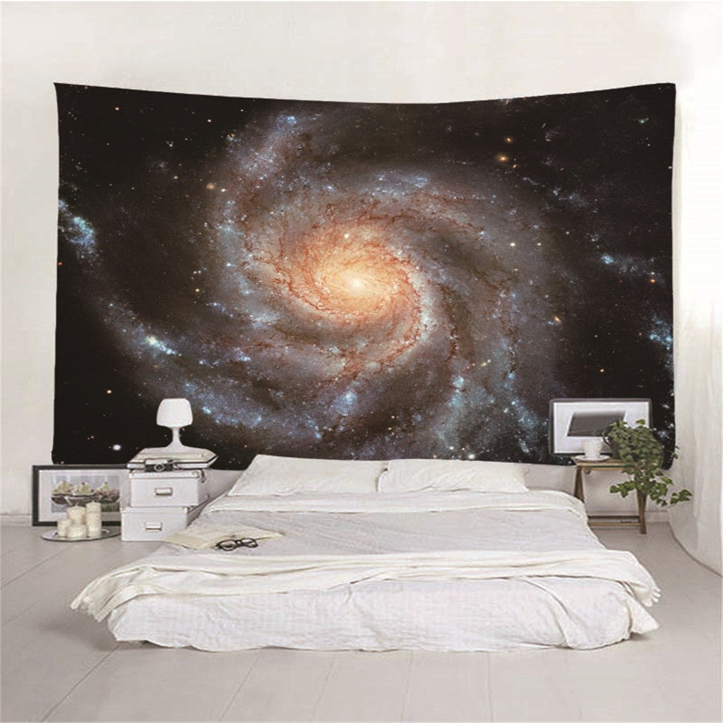 Universe Theme Waterproof Soft Wall Hanging Tapestry Home Decor #5