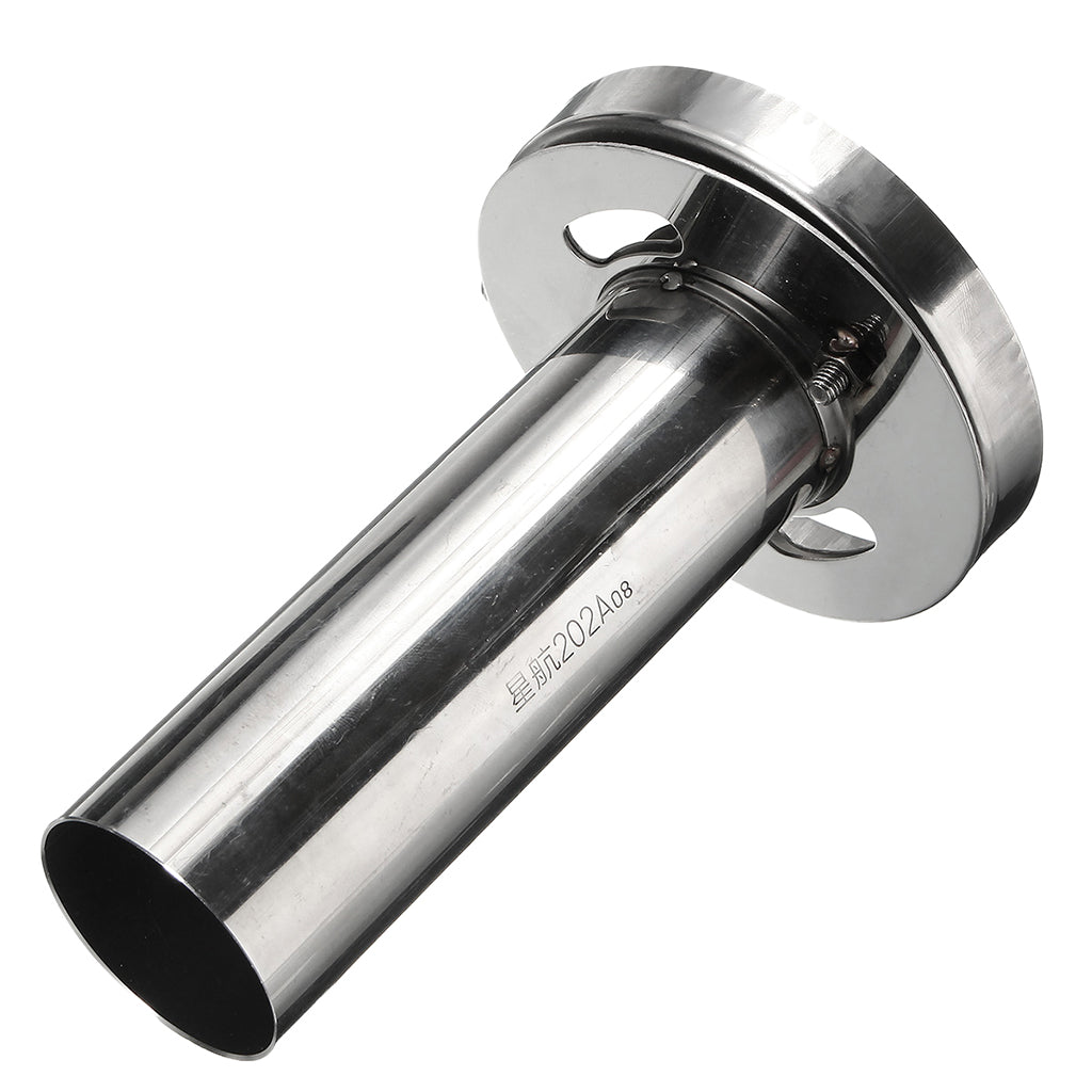 Insert Removable Stainless Steel Round Exhaust Tip Silencer Muffler 4.5 inch