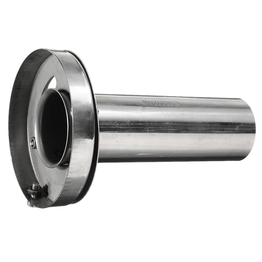 Insert Removable Stainless Steel Round Exhaust Tip Silencer Muffler 4.5 inch