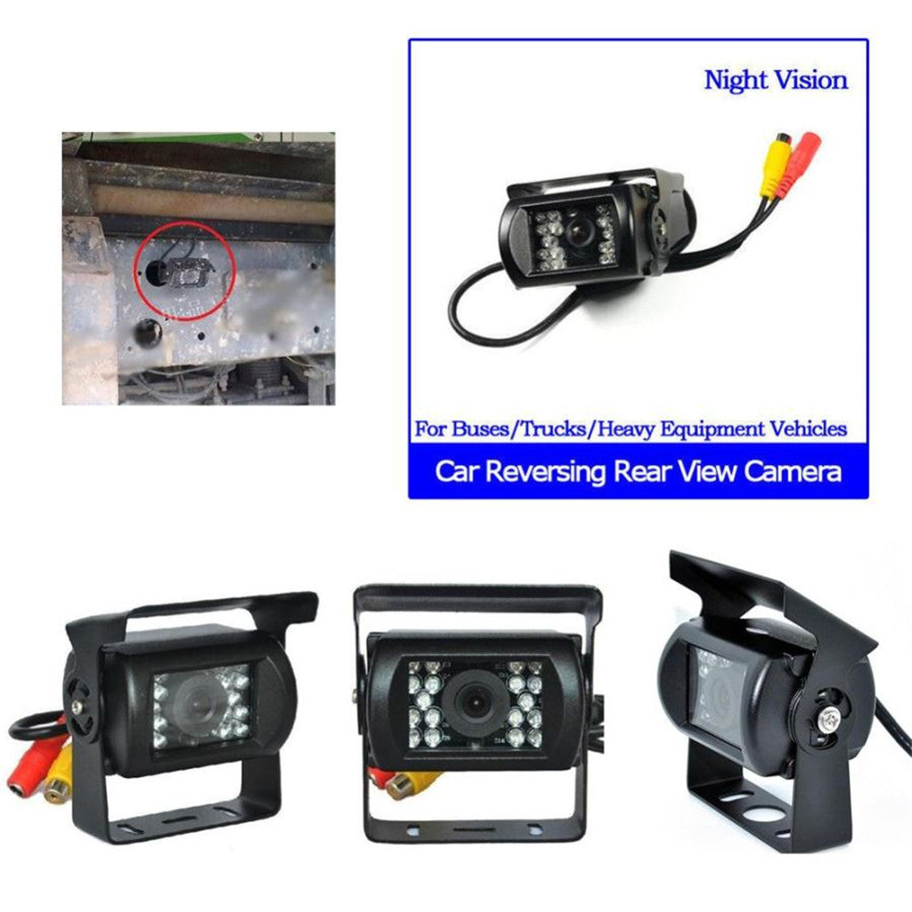 Night Vision Reversing Rear View Camera AV Interface 18 Infrared 170 Degree