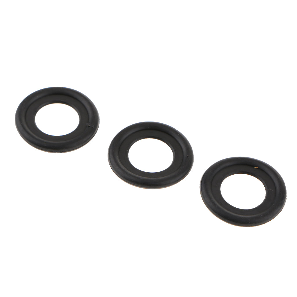 50 Pieces Oil Drain Plug Gasket Seal Rubber Black For Saturn Chevy GM