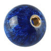 M12*1.25 Threaded 54mm Round Manual Gear shift Lever Shifter Knob Deep Blue