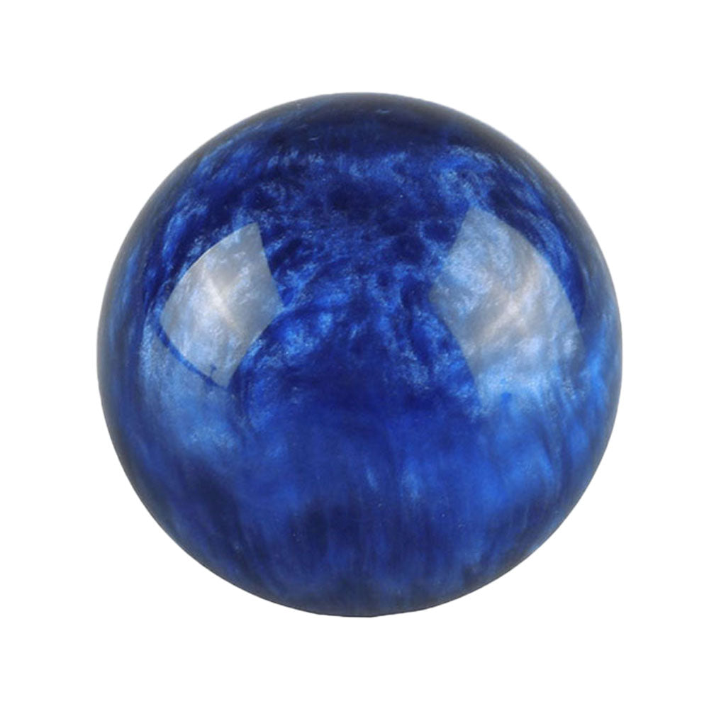 M12*1.25 Threaded 54mm Round Manual Gear shift Lever Shifter Knob Deep Blue