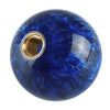 M12*1.25 Threaded 54mm Round Manual Gear shift Lever Shifter Knob Deep Blue