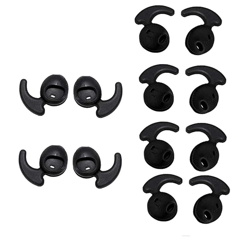 Silicone Gel Earbuds Eartips Caps for Samsung Galaxy S6 S7 Black