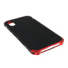 Shockproof Metal Bumper Case Cover for iPhone XS Black+Red