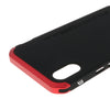 Shockproof Metal Bumper Case Cover for iPhone XS Black+Red