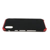 Shockproof Metal Bumper Case Cover for iPhone XS Black+Red