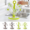 Mug Rack Holder Tree Coffee Cup Storage Stand Kitchen Organizer 6 Cup Green